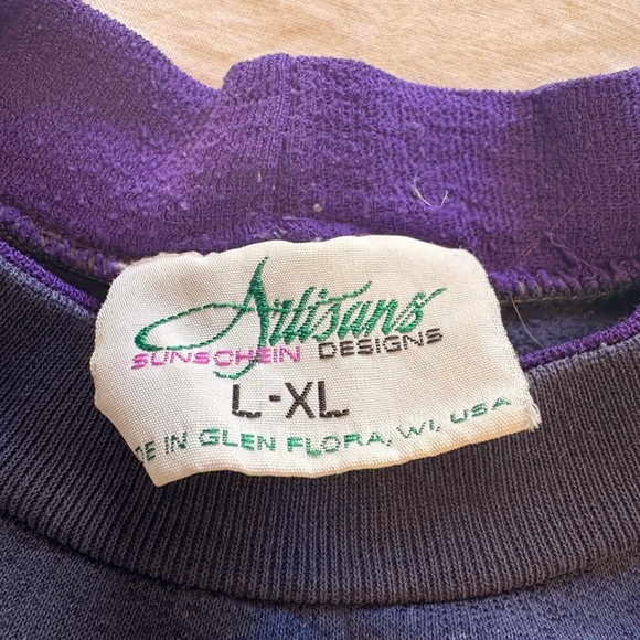 Vintage Sunset Scene Crewneck Sweater - Picture 2 of 4